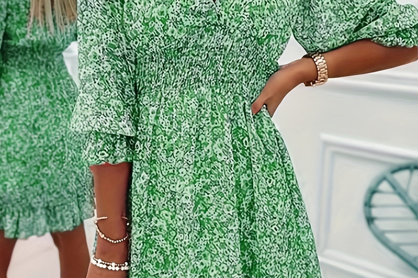 Nissia™ | Floral Ruffle Mini Dress
