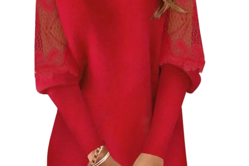 Karen - Lace Sleeved Dress