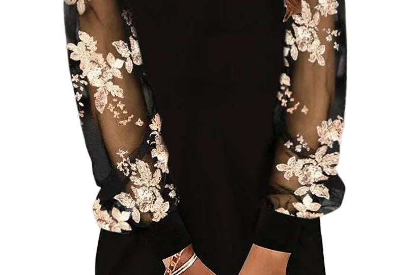 Karen - Lace Sleeved Dress