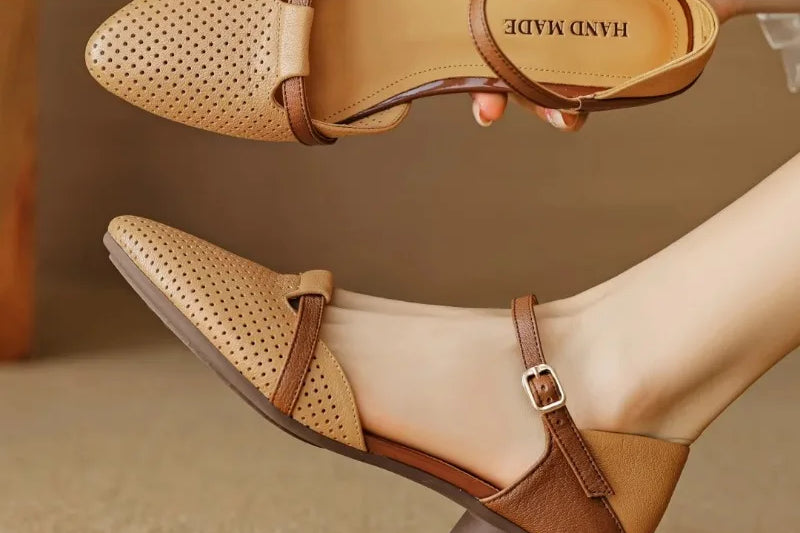 Julion Genuine Leather Heels