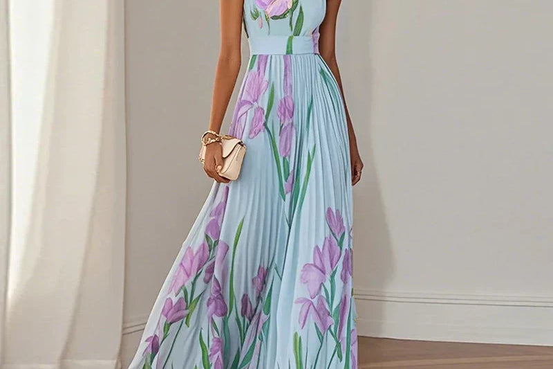 Oriah™ | Floral A-Line Maxi Dress