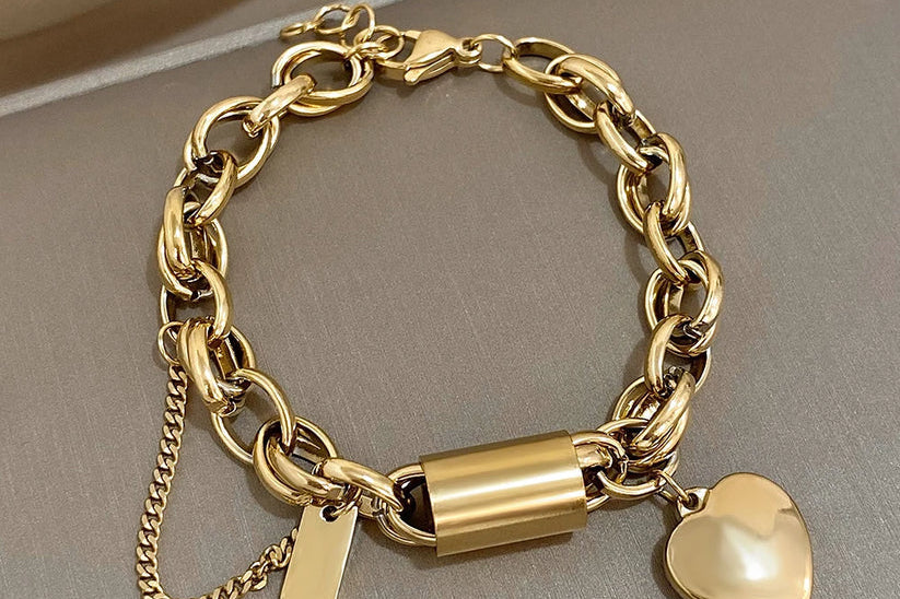 Gold Chunky Bracelet