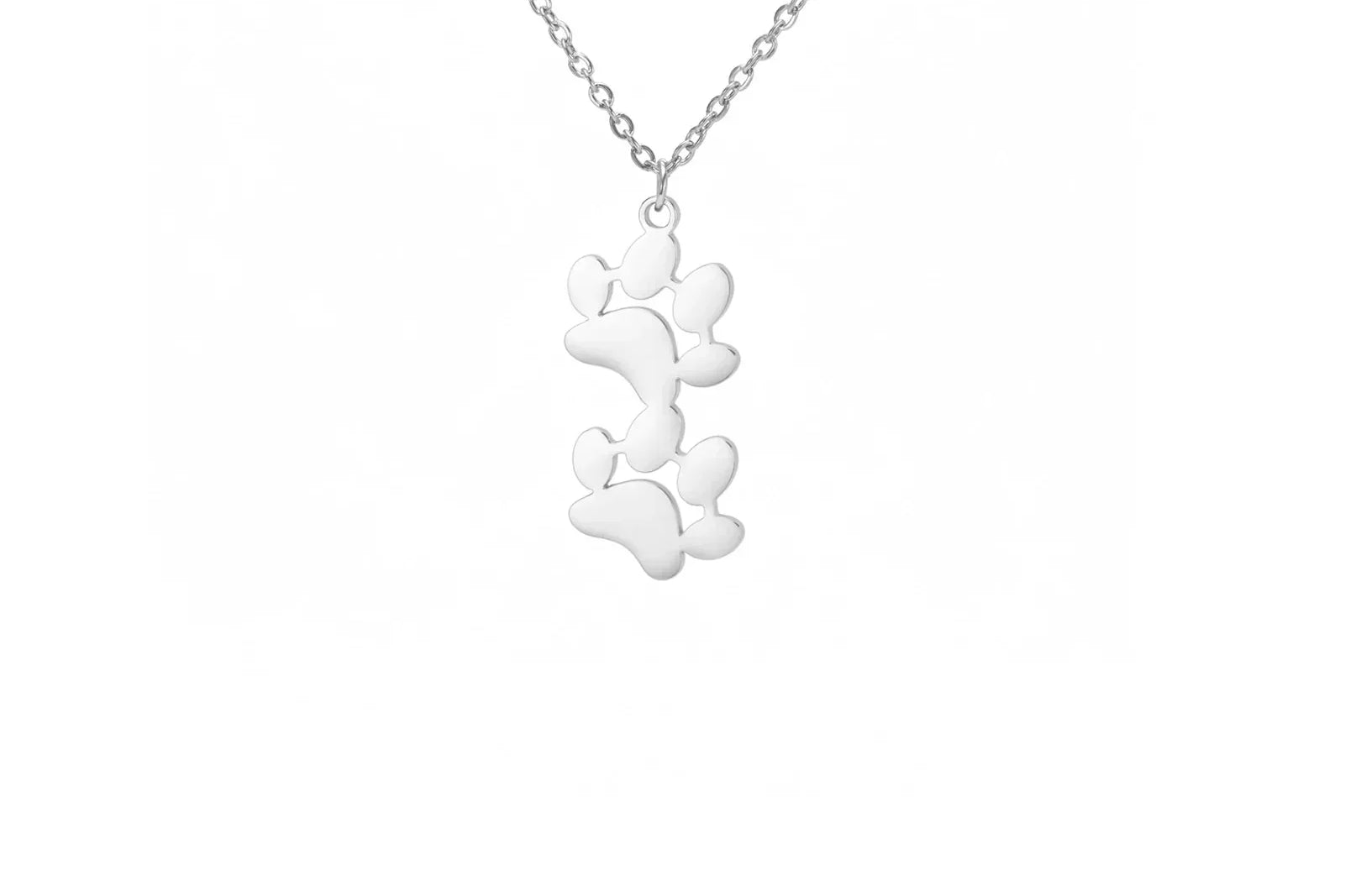 Elegant Stainless Steel Paw Necklace