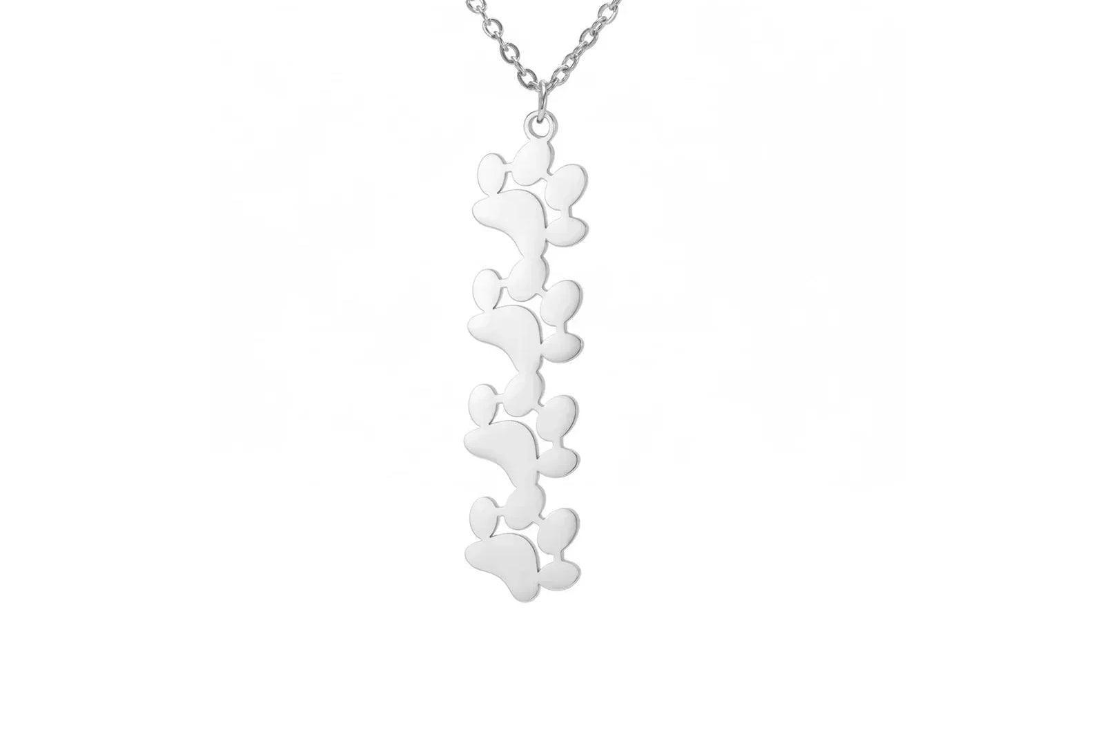 Elegant Stainless Steel Paw Necklace
