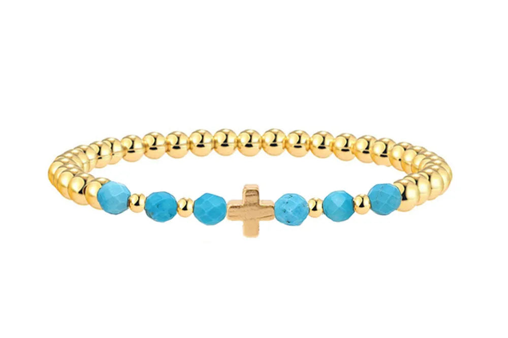 Bold Turquoise Charm Bracelet