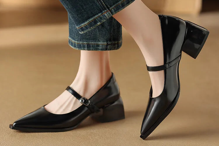 Maden Genuine Leather Heels