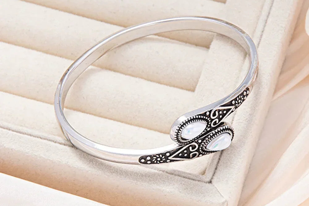 Tribal Gemstone Wrap Bracelet