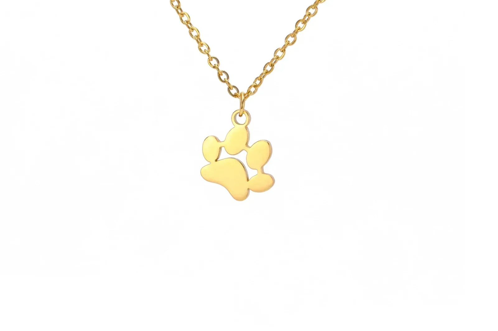 Elegant Stainless Steel Paw Necklace