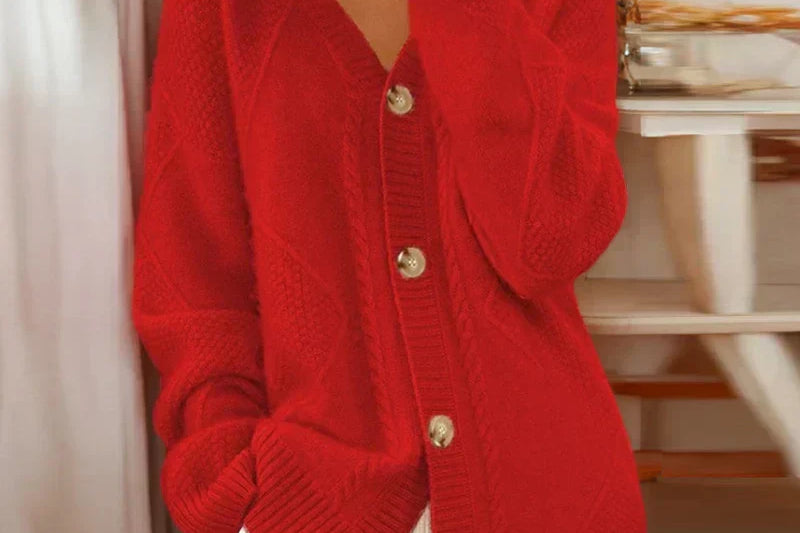 Éloise | Cable-Knit Cardigan