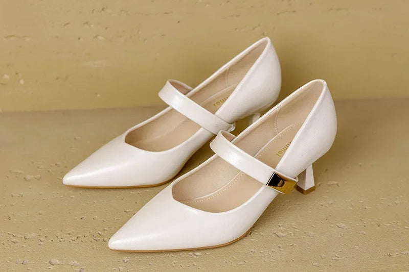 Melta Genuine Leather Heels