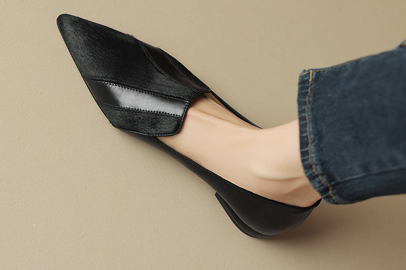 Kiara Genuine Leather Flats