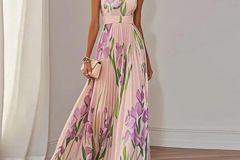 Oriah™ | Floral A-Line Maxi Dress