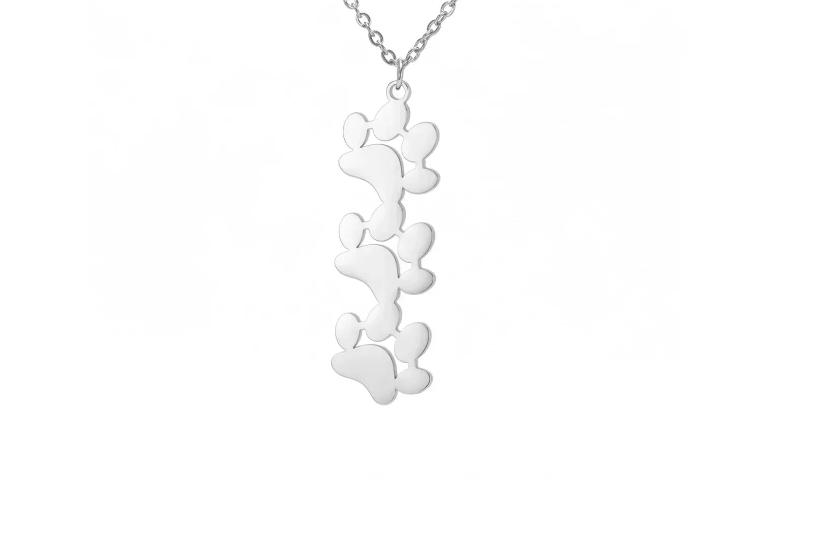 Elegant Stainless Steel Paw Necklace