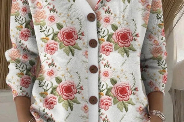 Cassidy - Artistic Warm Long Cardigan
