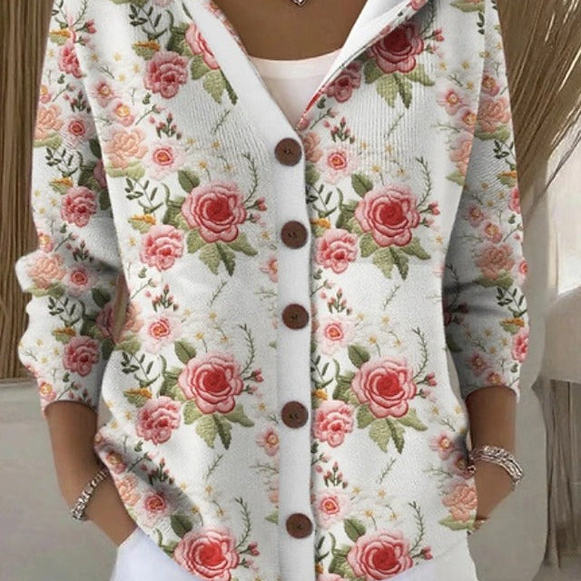 Cassidy - Artistic Warm Long Cardigan