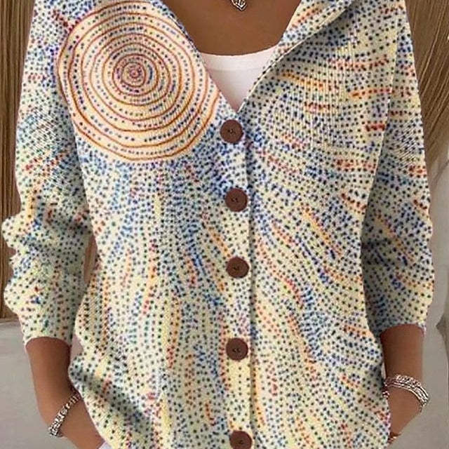 Cassidy | Warm Long Artistic Cardigan