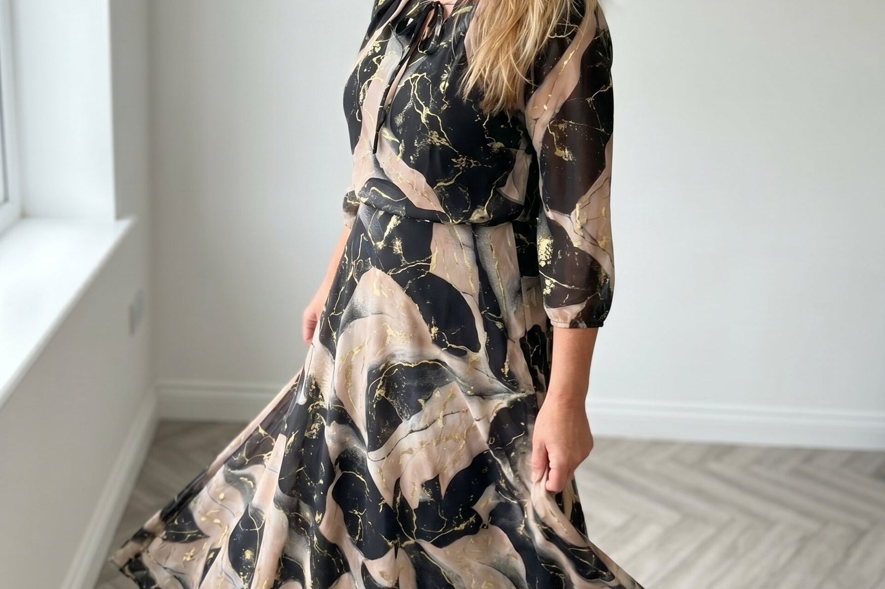 Susan – Chiffon Maxi Dress