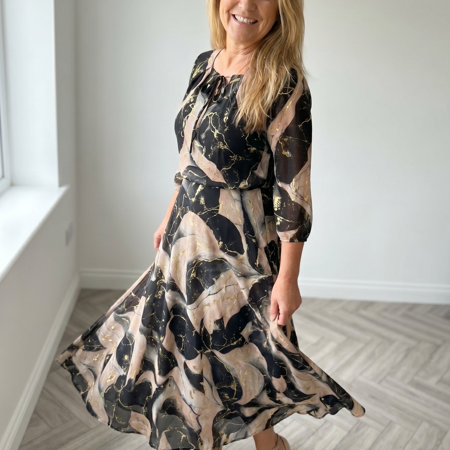 Susan – Chiffon Maxi Dress