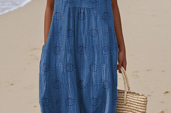 Rose™ Embroidered Midi Dress