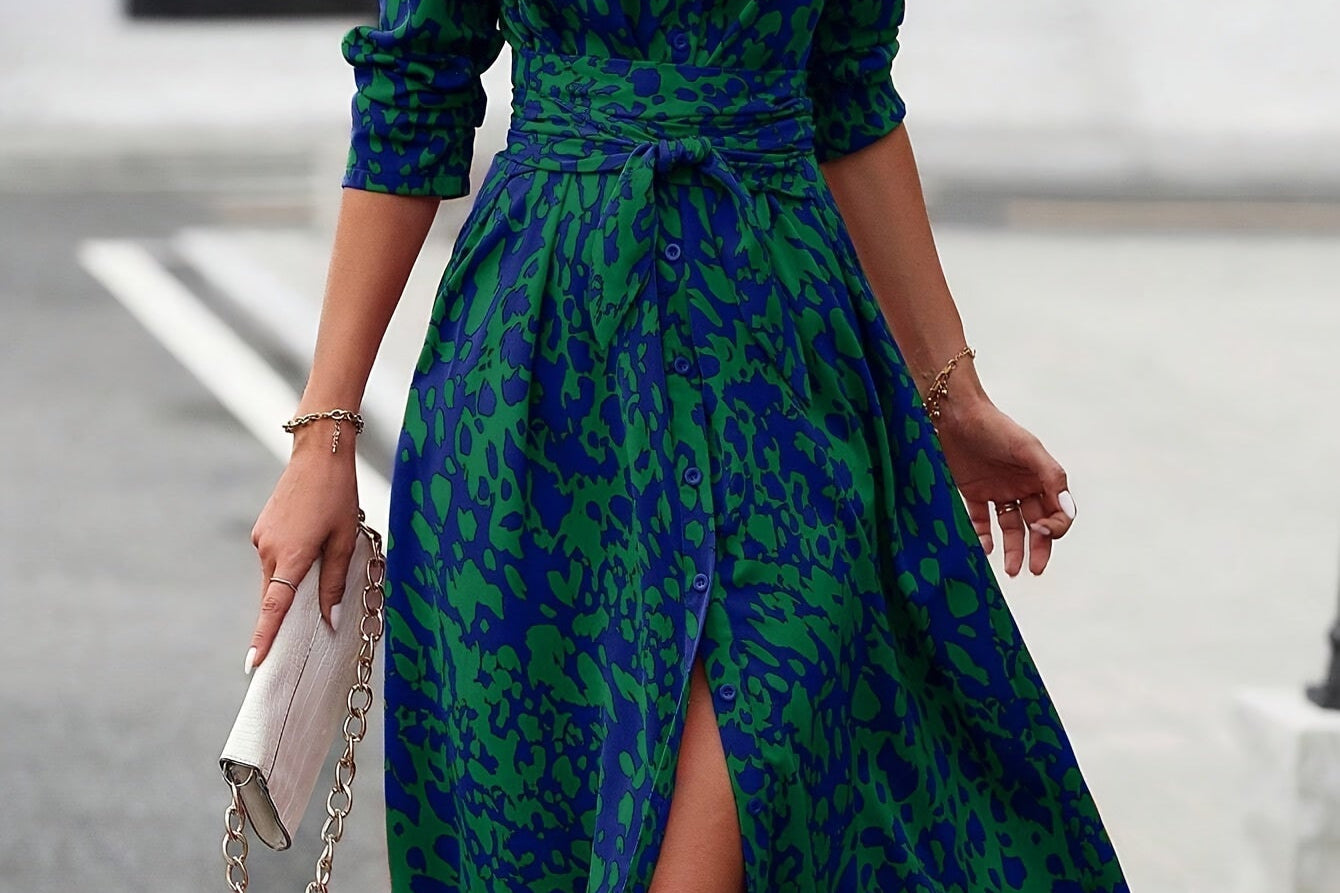 Zafira™ | Geometric Shirt Dress