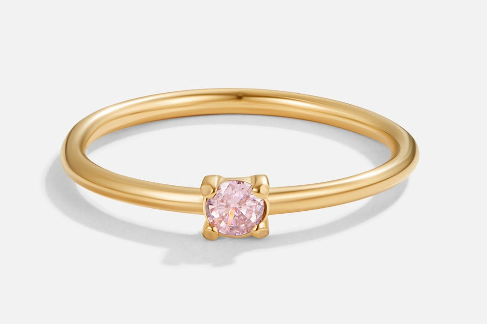 Birthstone Gold Rings