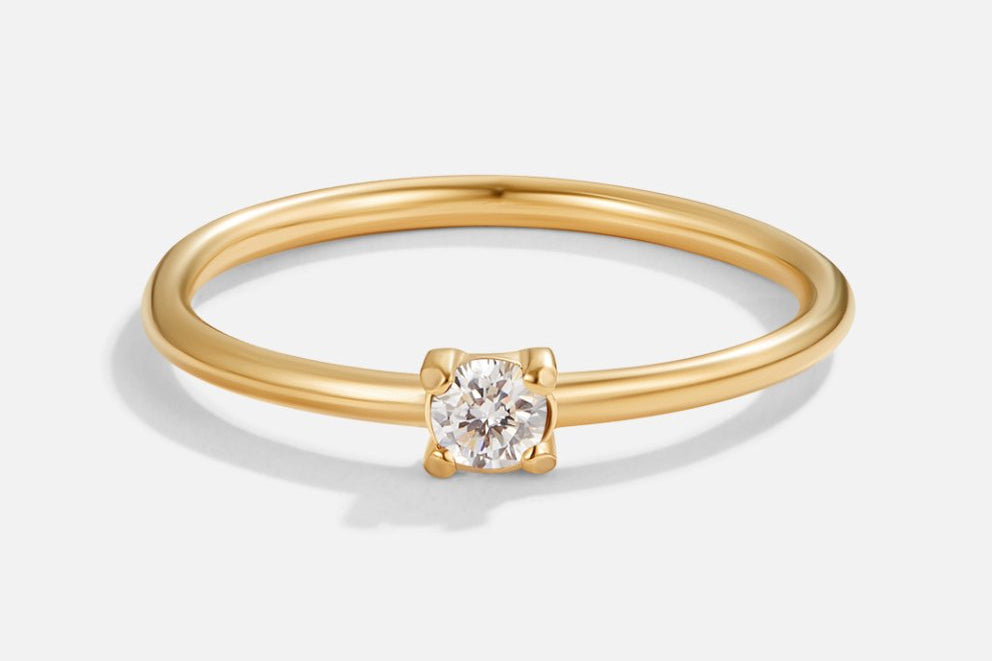 Birthstone Gold Rings