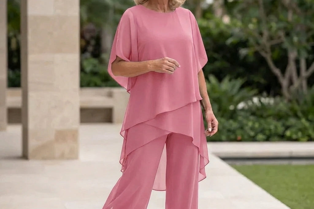 Kimmy | Draped Top with Palazzo Pants