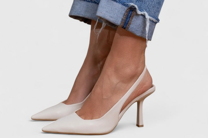 Amelia™ | Nude Low Heels