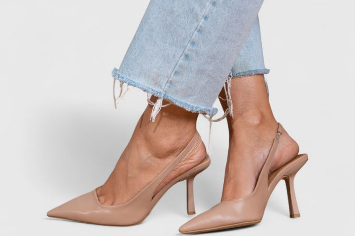 Amelia™ | Nude Low Heels