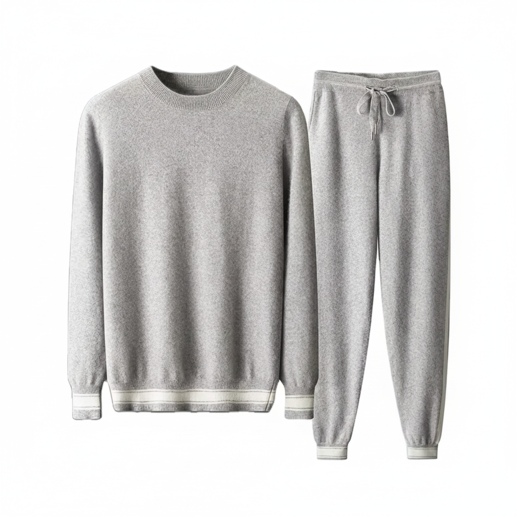 Valenta Cashmere Set Grey - Voorkant