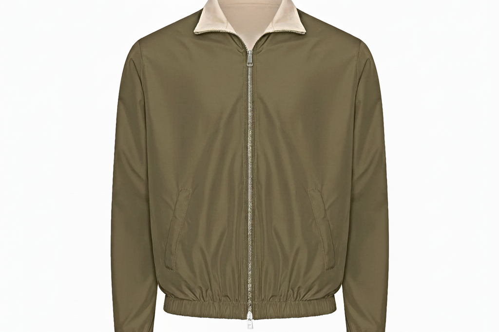 Nérolien Bomber Jacket Khaki – Voorkant