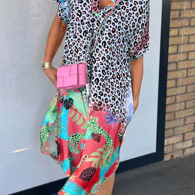 Eri™ | Relaxed Leopard Print Dress