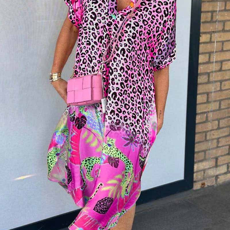 Eri™ | Relaxed Leopard Print Dress