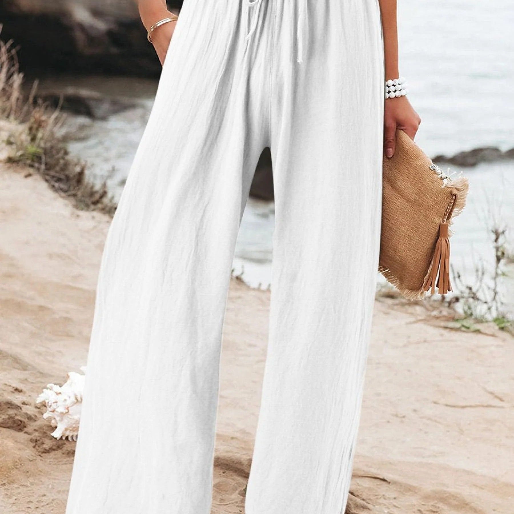 Olwen - Comfortable Loose Wide Leg Pants