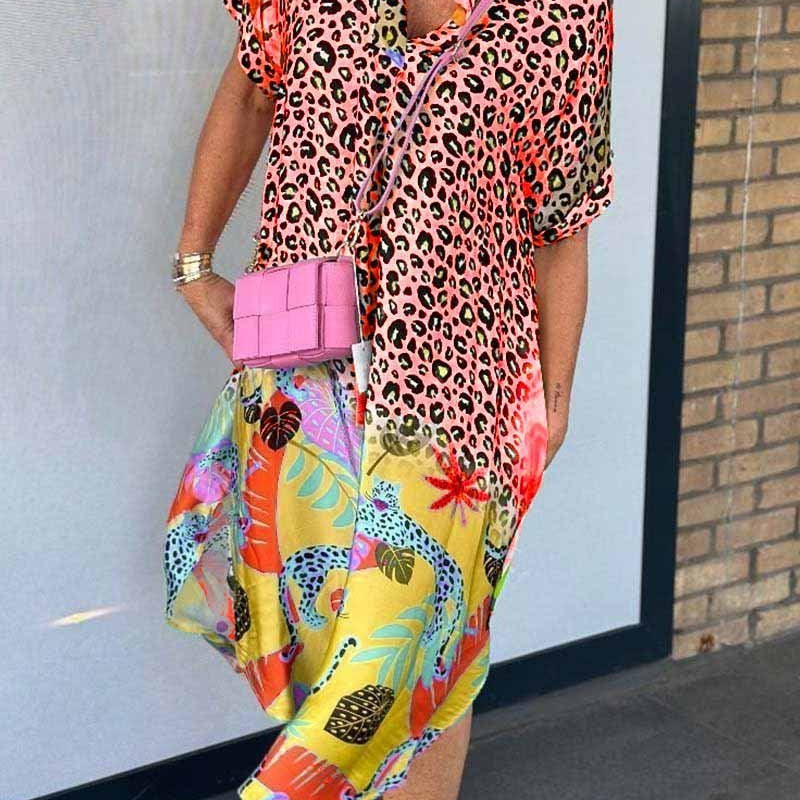 Eri™ | Relaxed Leopard Print Dress