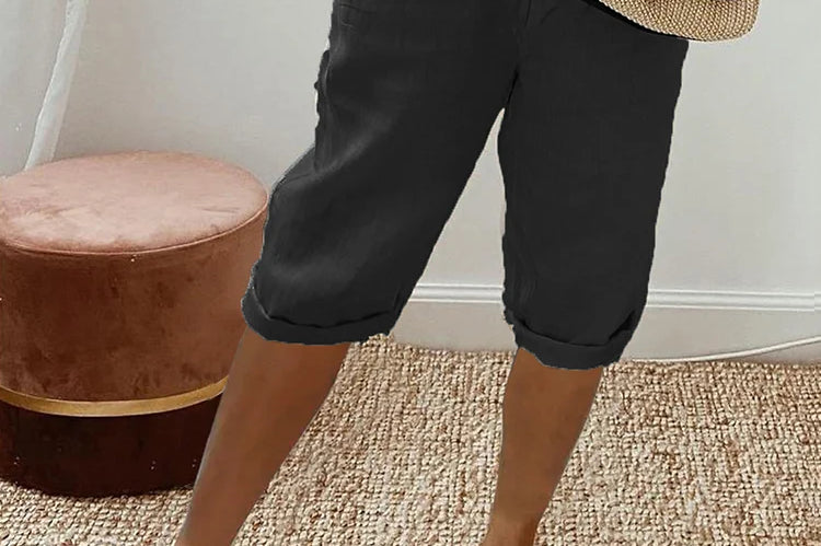 LUI™ – LIGHT COTTON-LINEN SHORTS