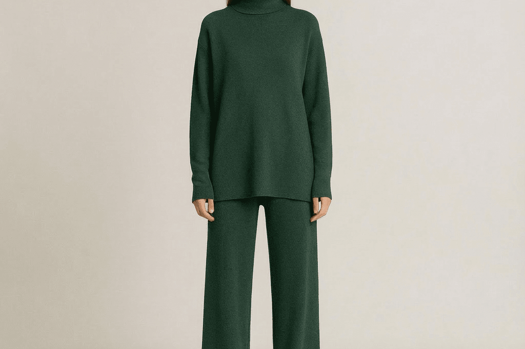 Lov Knit Turtleneck Top & Pants Set
