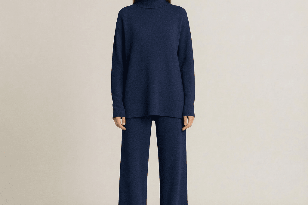 Lov Knit Turtleneck Top & Pants Set