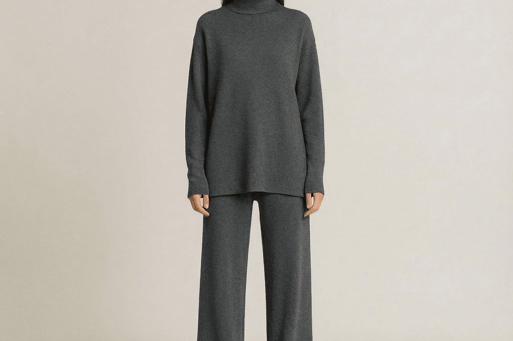 Lov Knit Turtleneck Top & Pants Set