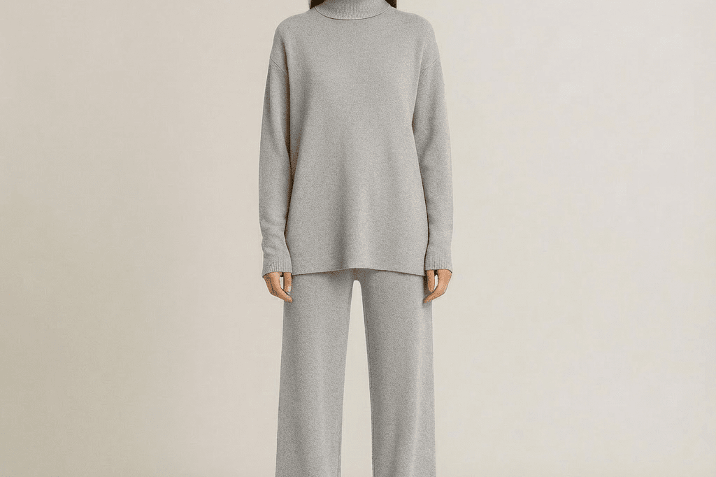 Lov Knit Turtleneck Top & Pants Set