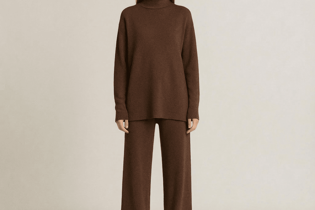 Lov Knit Turtleneck Top & Pants Set
