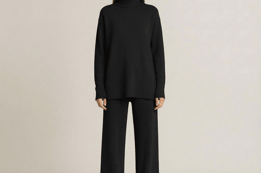 Lov Knit Turtleneck Top & Pants Set