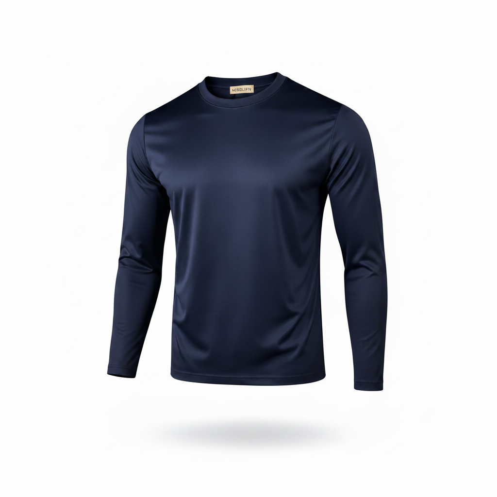 LS Dark Blue - licht beige label