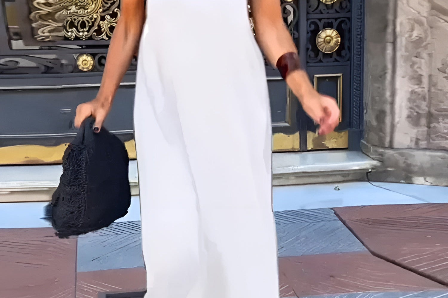 DELPHINE | DRESS WITH CROSSED CUT