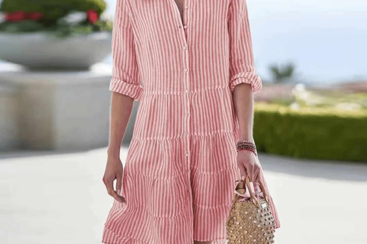 VIVIENNE | BREEZY STRIPED DRESS