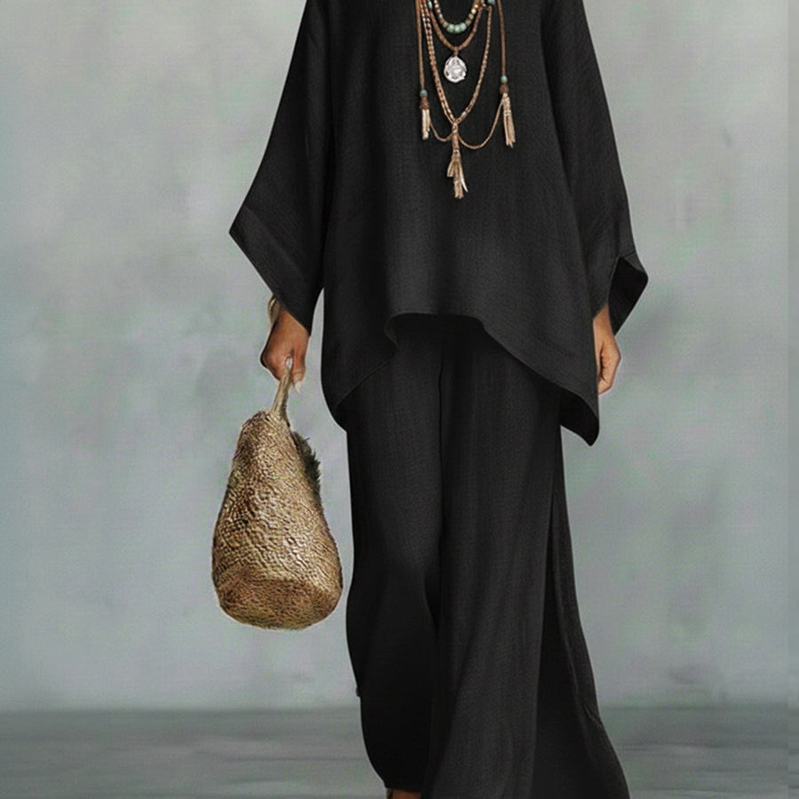 Celine™ | Elegant Linen Two-Piece Set