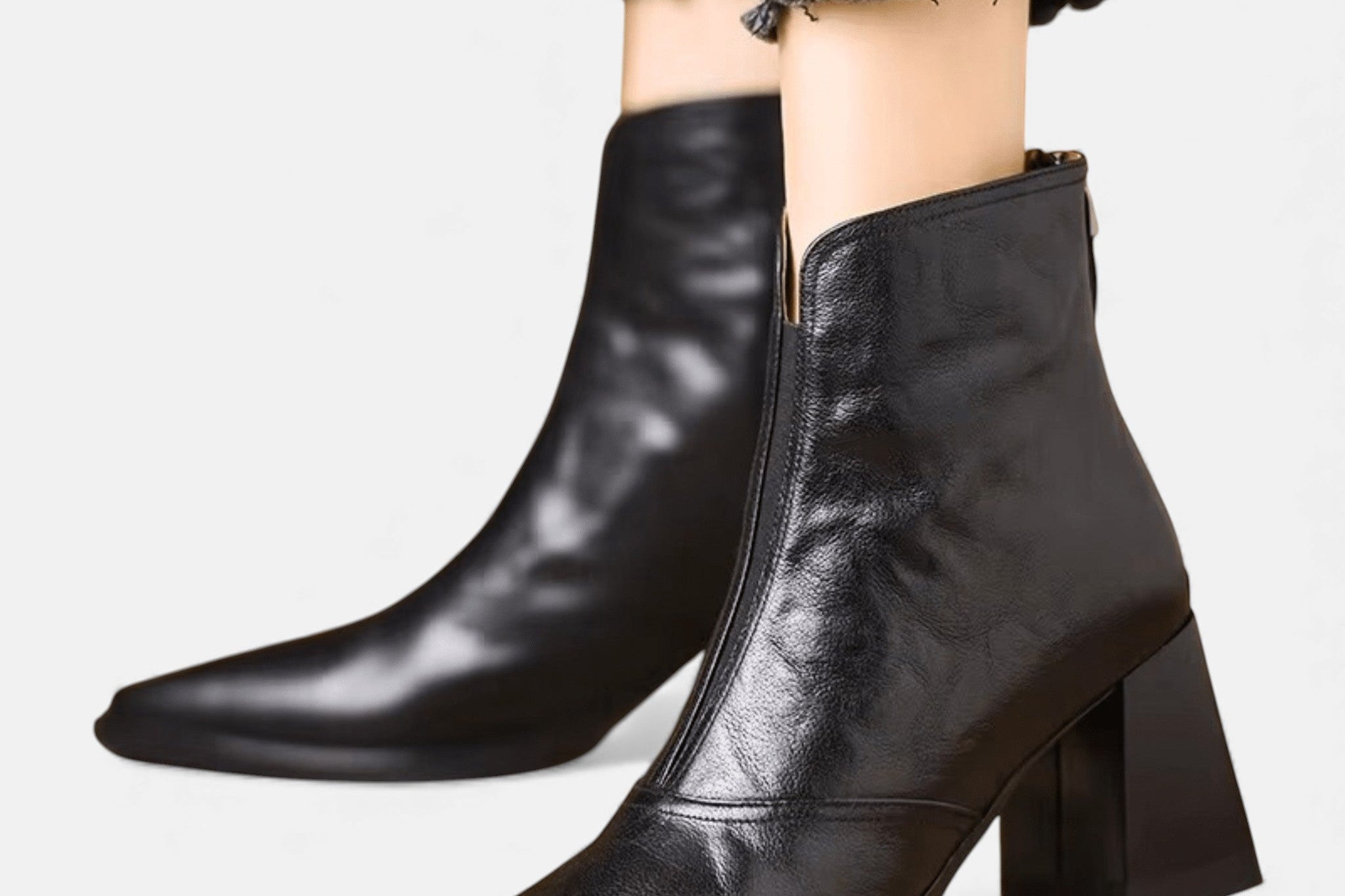 Claudia | Luxury Ankle Boots with Mid Heel
